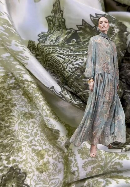 Красивый натуральный шёлк шифон