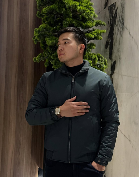 Куртка черная мужская