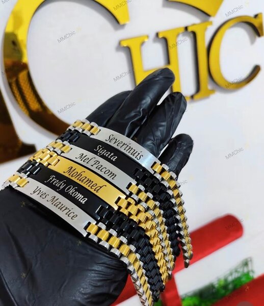 Gourmette personnalisée