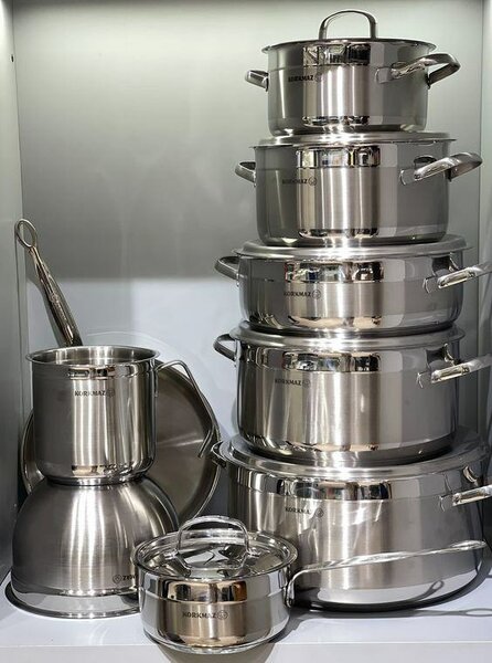 Batterie de cuisine en inox