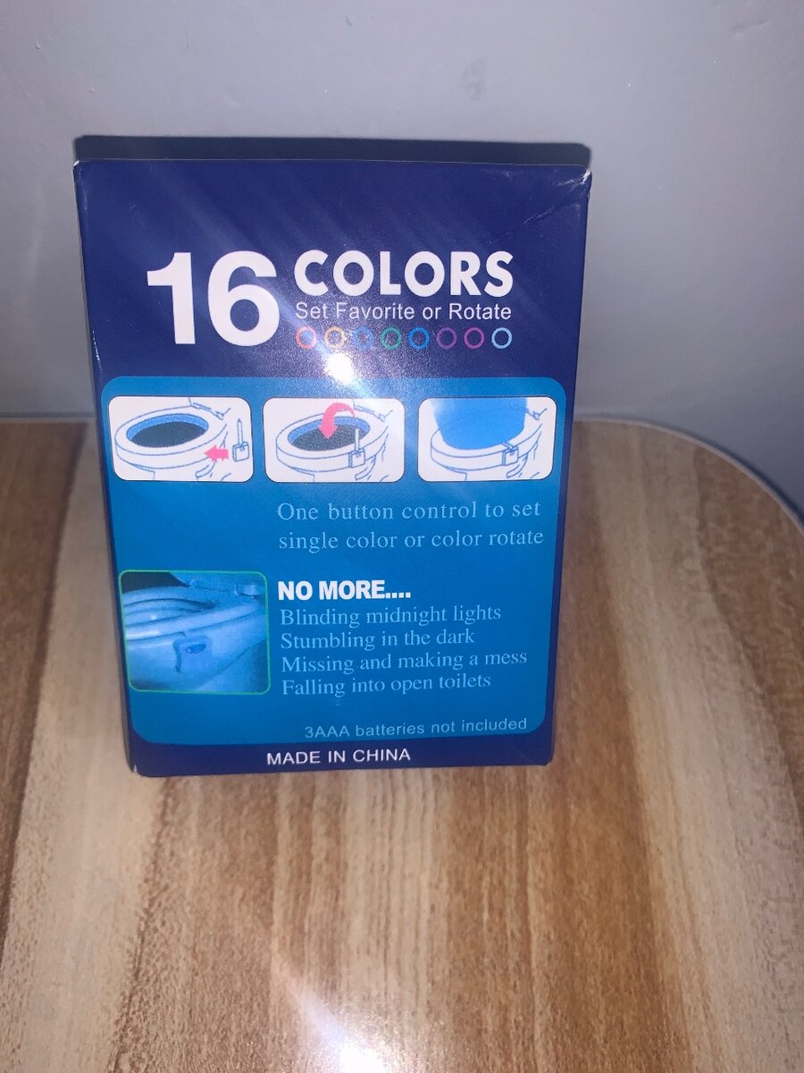 toilet bowl light