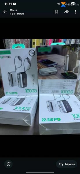 Batterie externe 10000mAh USB-C