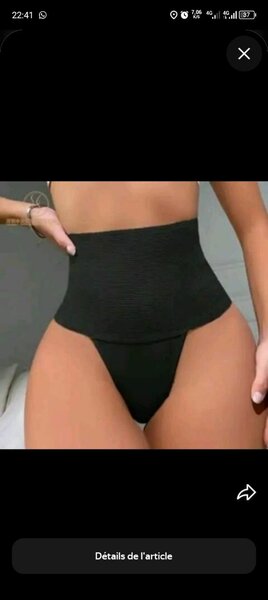 Culotte gainante taille haute