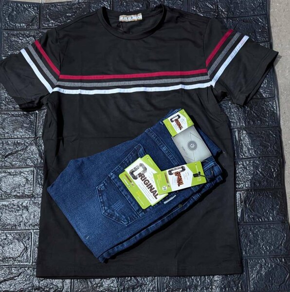 Jean and t shirt combo