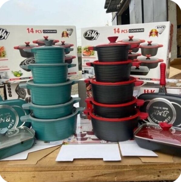 BMN 14pcs Nonstick cookware set