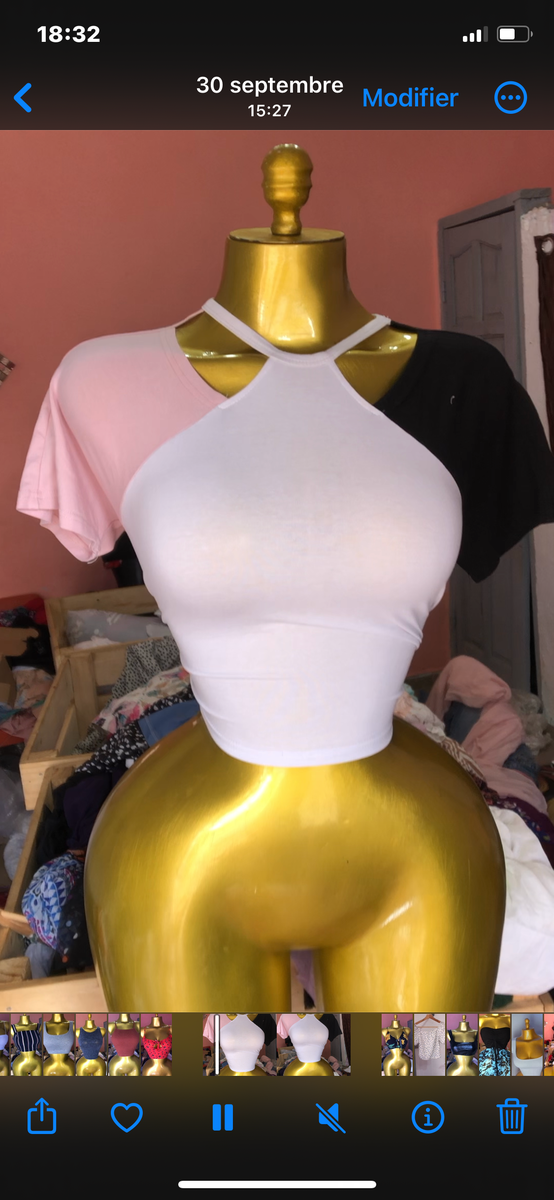 Top sans manches tendance pour femmes