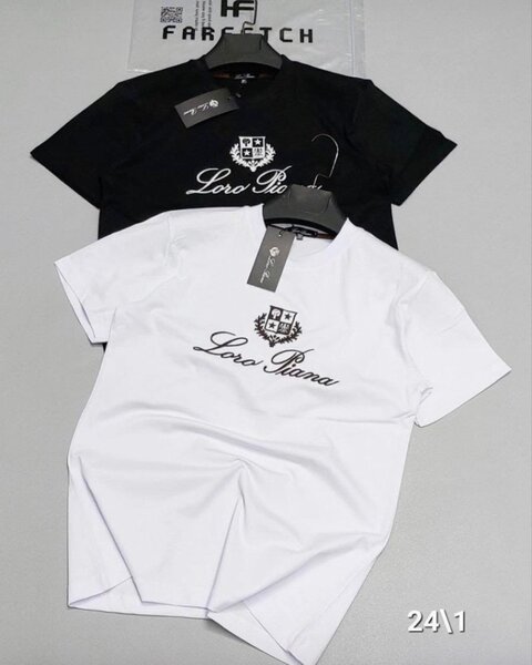 T-shirts de designer noir et blanc