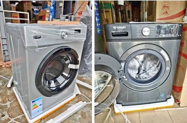 Machine à laver SMART - Lave-linge gris