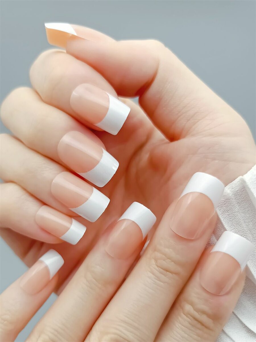 100pcs French Nails Set for Girls