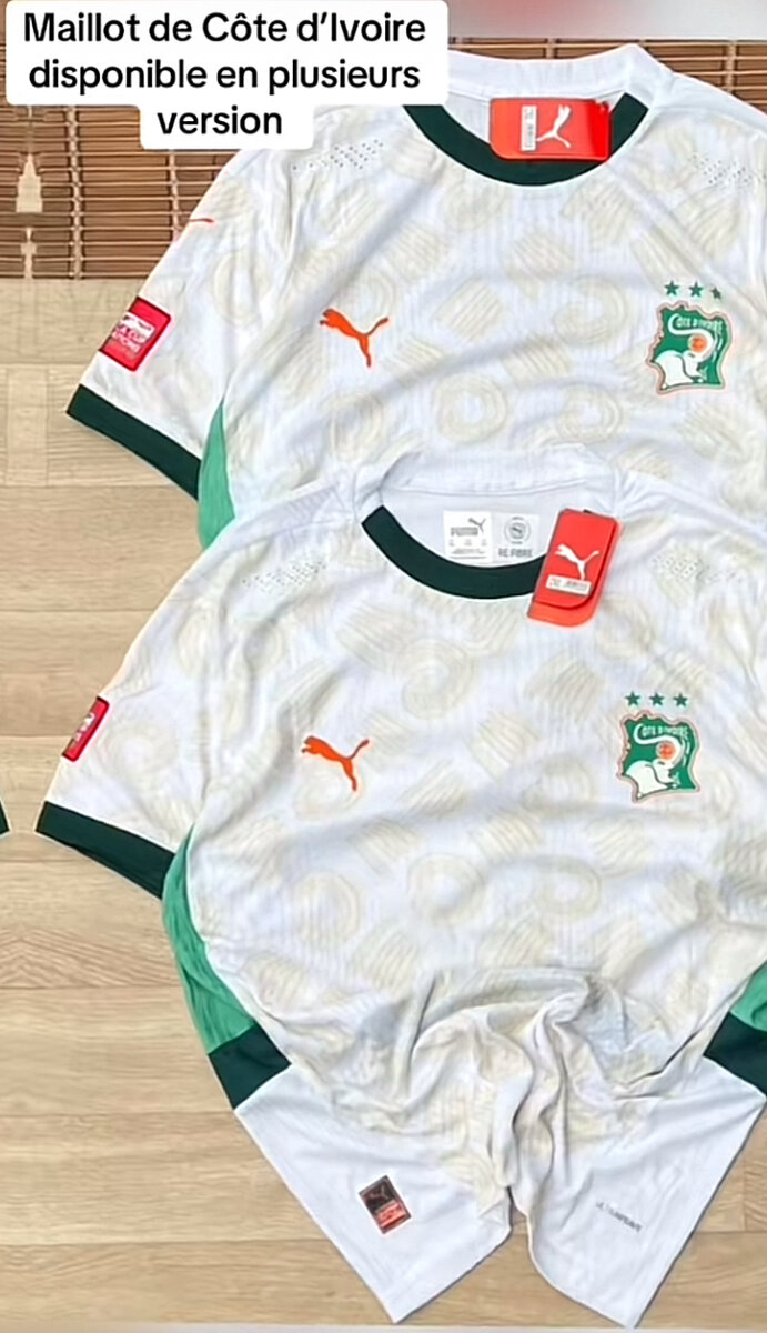 Maillot Côte d'Ivoire Équipe
