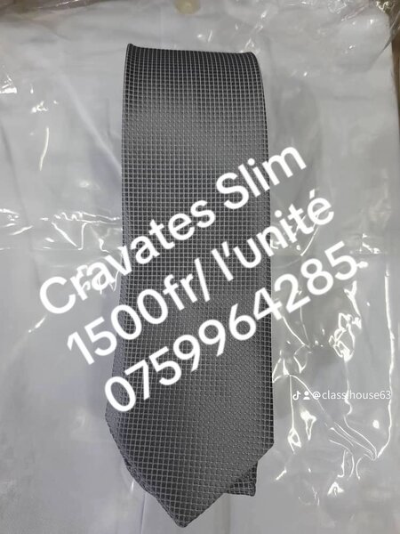 Cravates slim