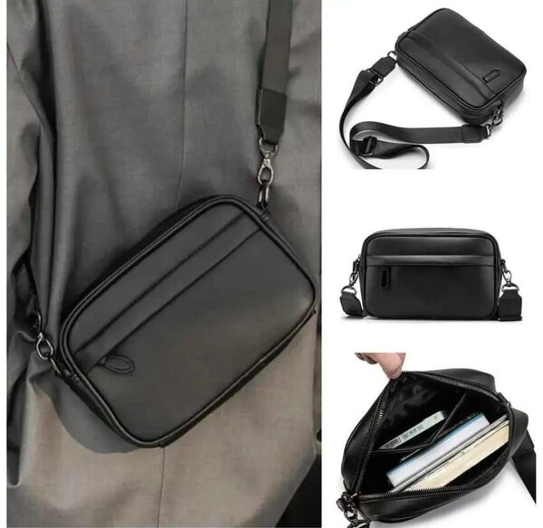 Sacoche bandoulière en cuir