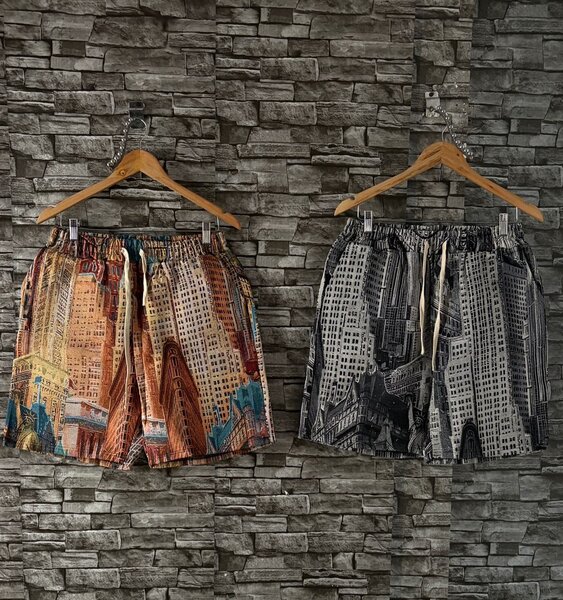 Shorts imprimés ville