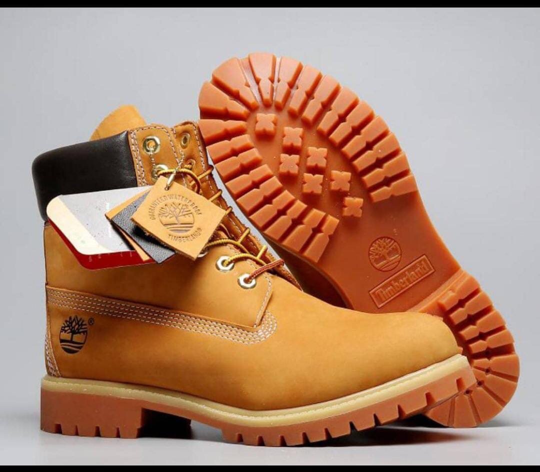 Chaussures bottes en cuir Timberland