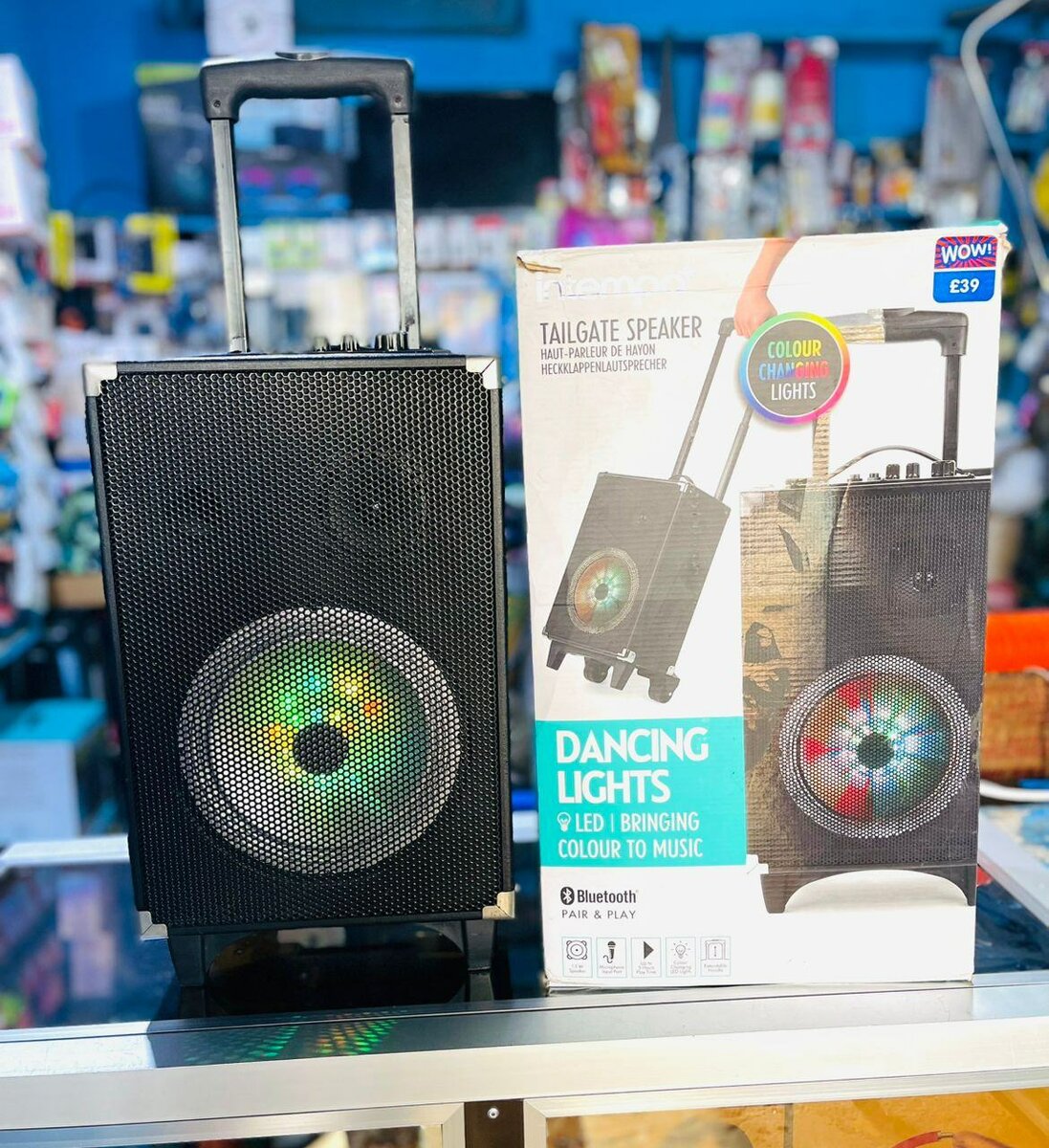 Enceinte Portable à LED Bluetooth