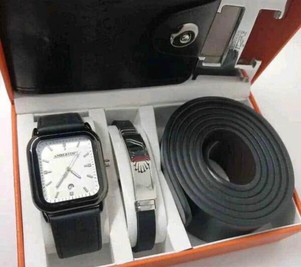 Ensemble Montre et Ceinture Homme
