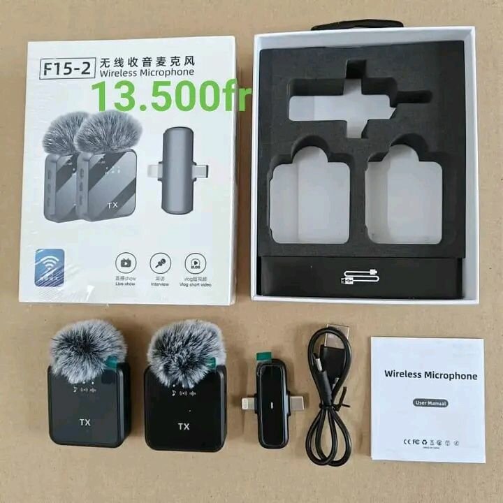 Microphone sans fil double F15-2