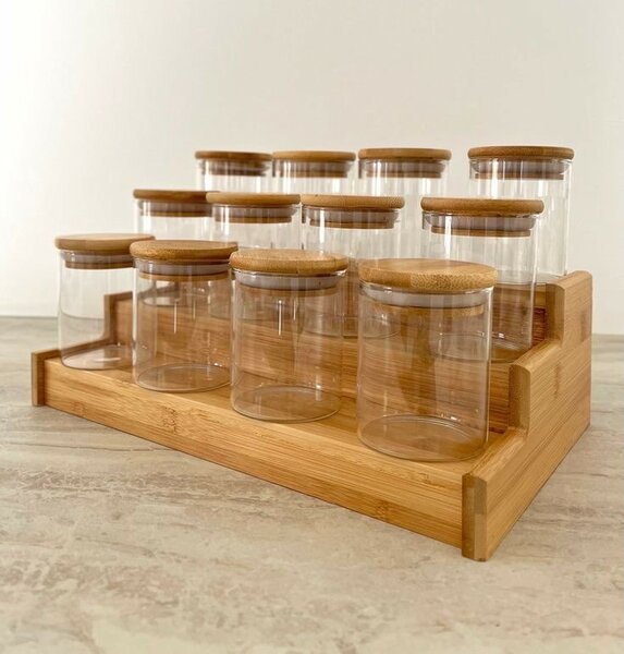 Bocal de rangement ( verre )