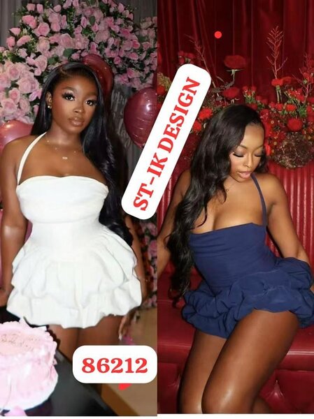 Robe Cocktail Élégante Femme