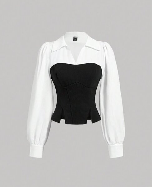 Chemisier avec Corset Chic