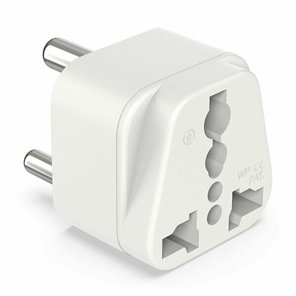 Adaptateur prise universel blanc