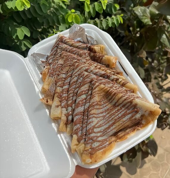 Crêpes au chocolat délicieuses