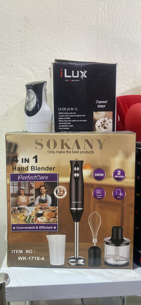 Mixeur Plongeant 4-en-1 Sokany