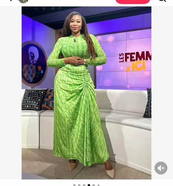 Tunique élégante à motifs