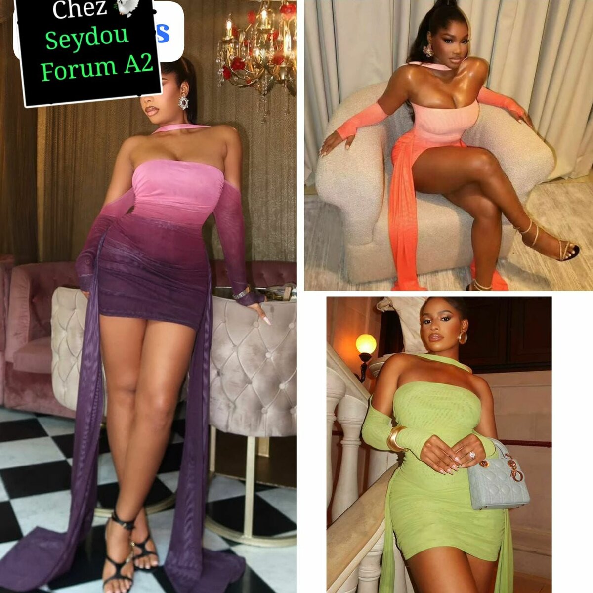 Robe courte sexy pour femmes