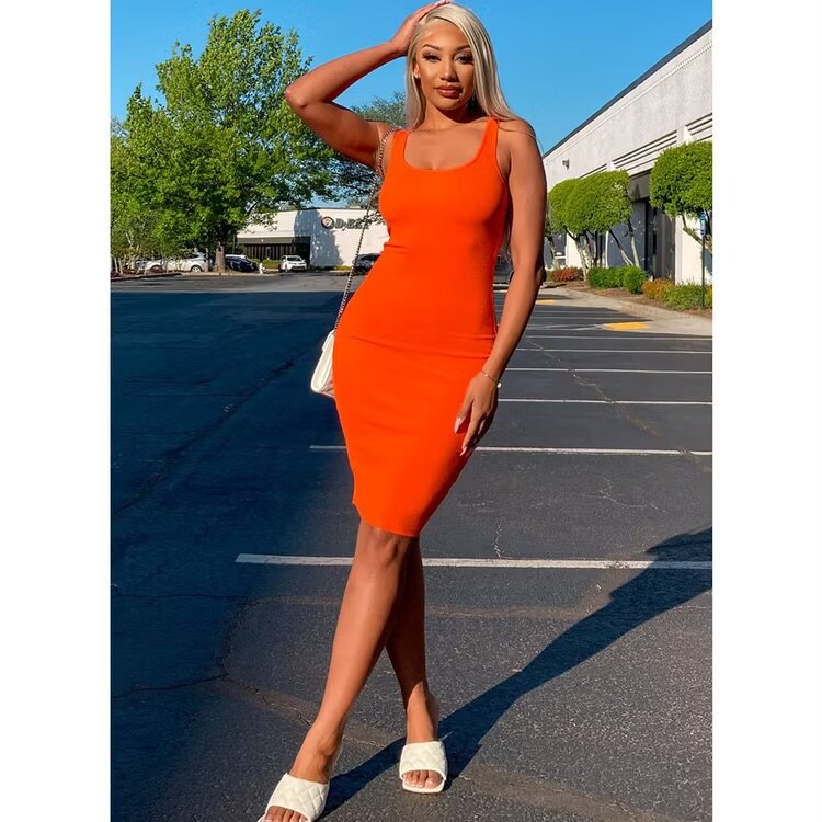 Robe longue moulante élégante