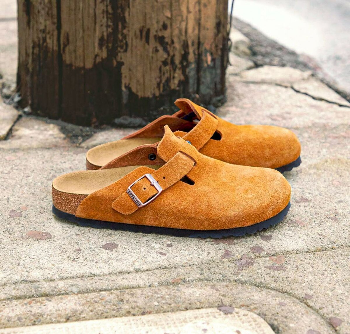 Boston Birkenstock half shoes