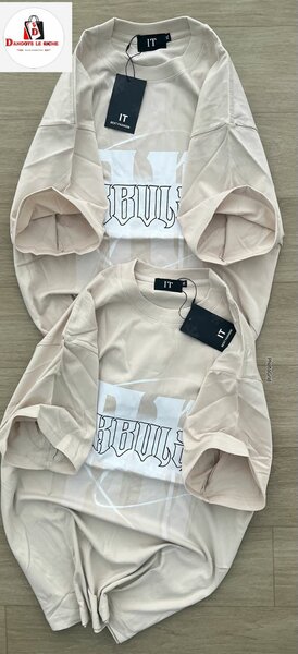 T-shirts unisex beige urban