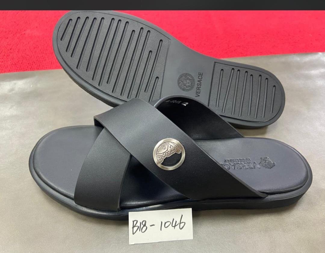 Sandales en cuir croisées