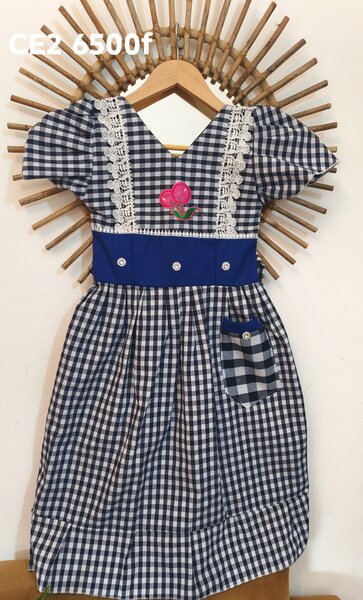 Robe Enfant Vichy Élégante