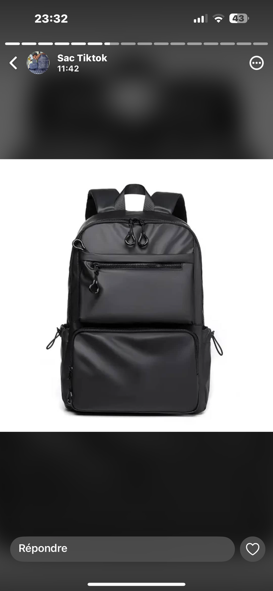 Sac à dos élégant et fonctionnel