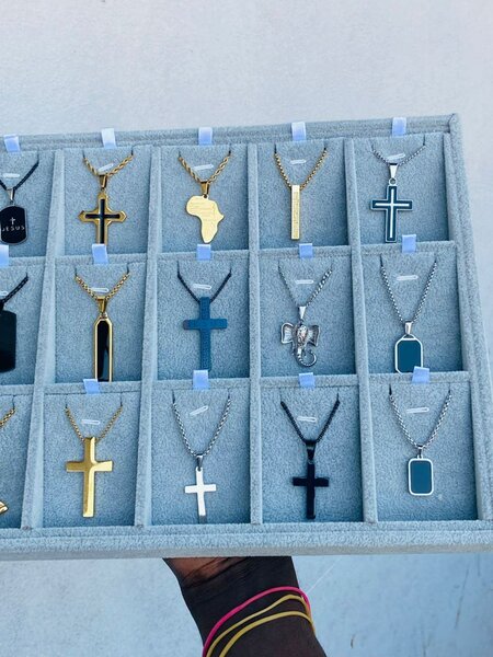 Colliers Pendentifs Croix Homme