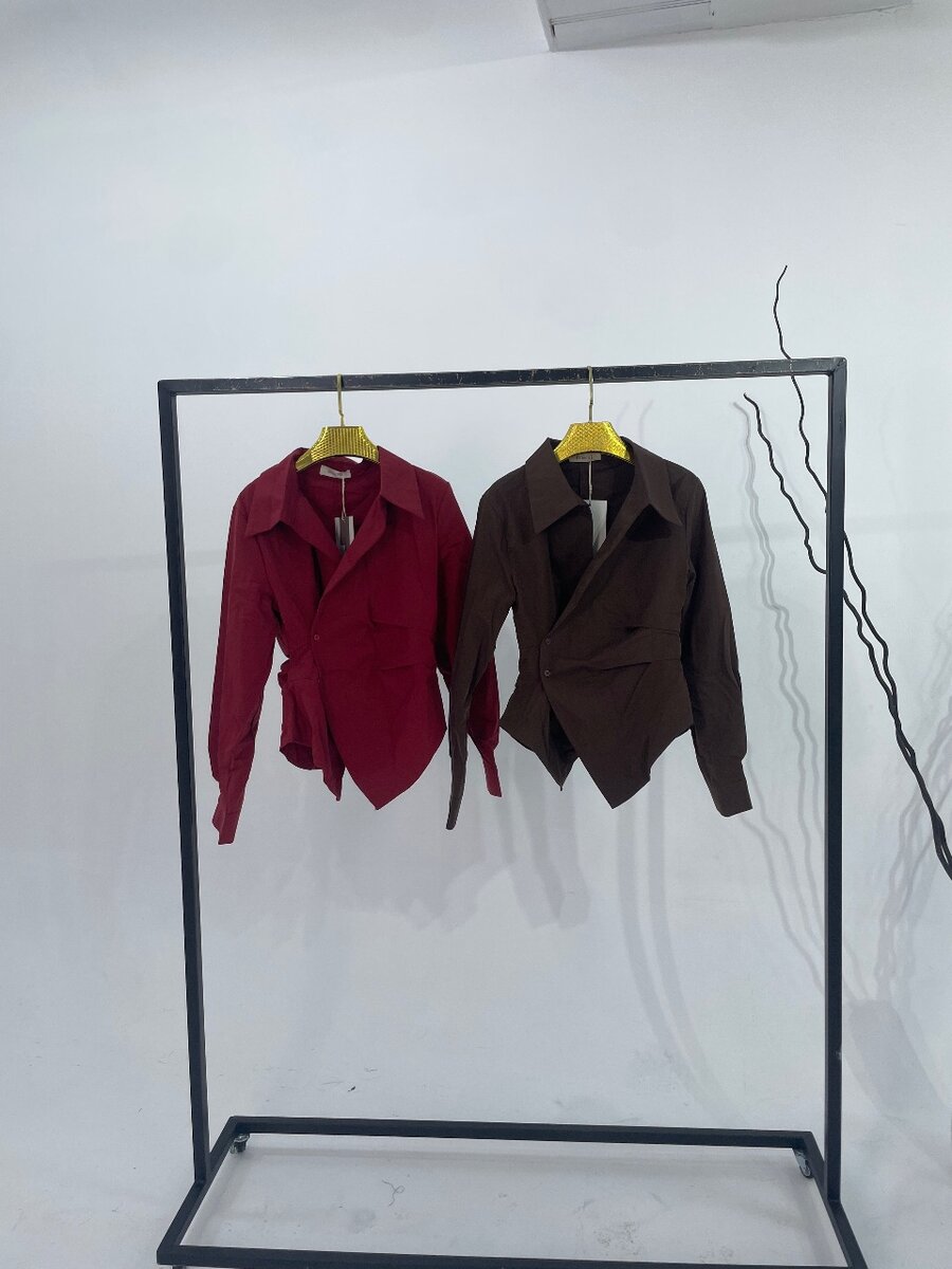 Приталенный рубашка