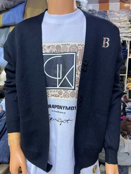 Cardigan en tricot noir