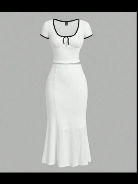 Robe Élégante Blanche Femme