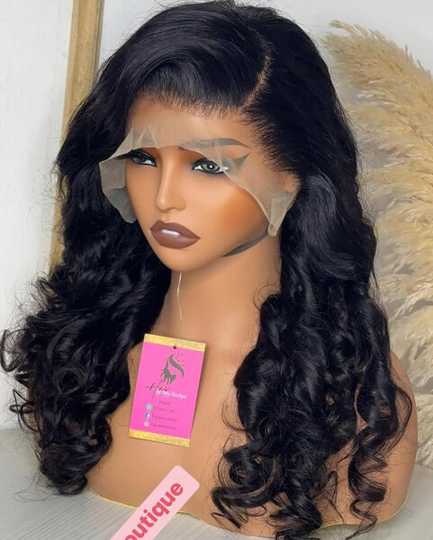 Perruque bouclée luxe