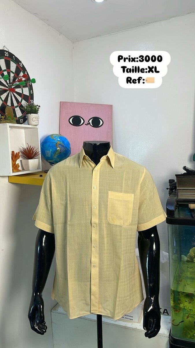 Chemise homme classique XL