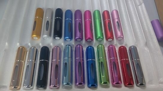 5 mini Vaporisateurs de Parfum