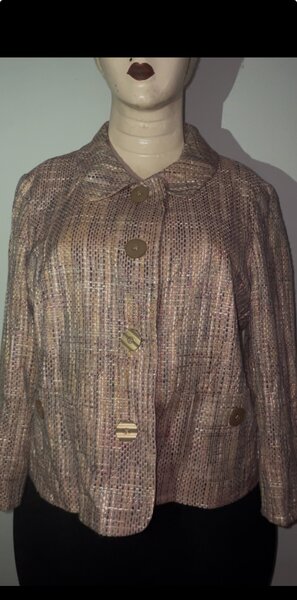 Veste en tissu texturé