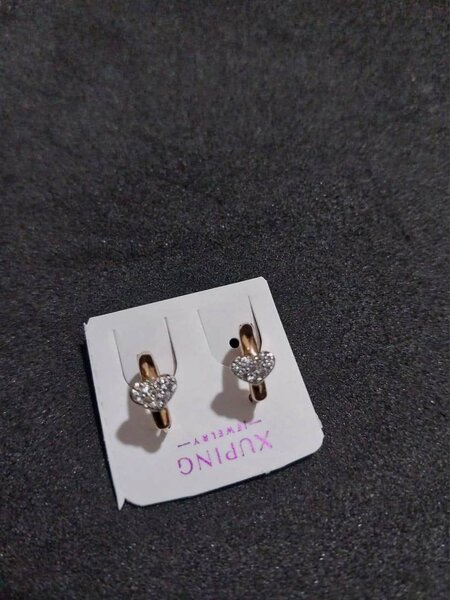 Boucles d oreilles en or plaqué