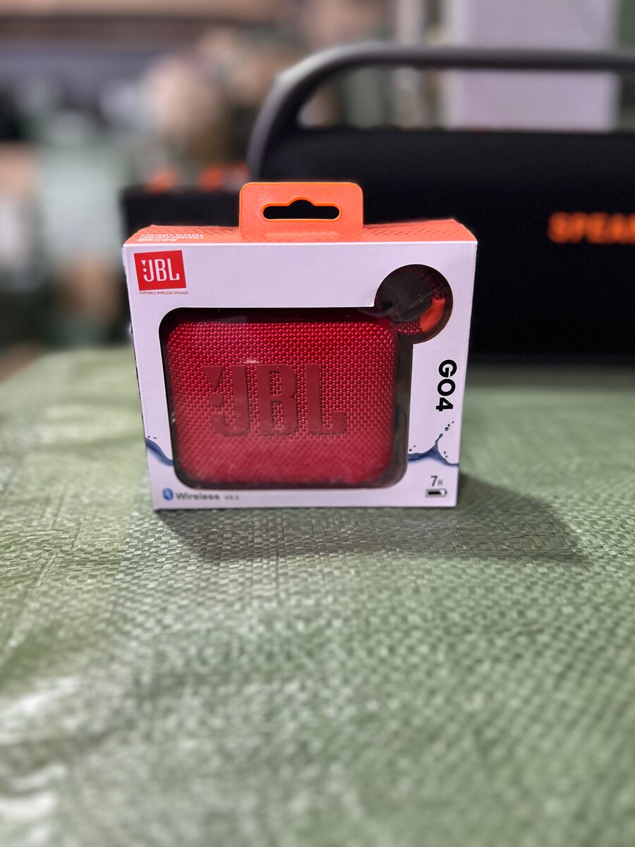 Enceinte JBL GO4 Rouge Portable