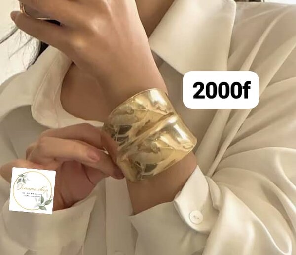 Bracelet Manchette Doré