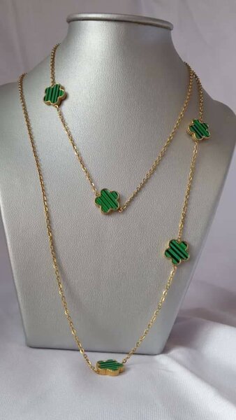 Collier trèfle en or luxe