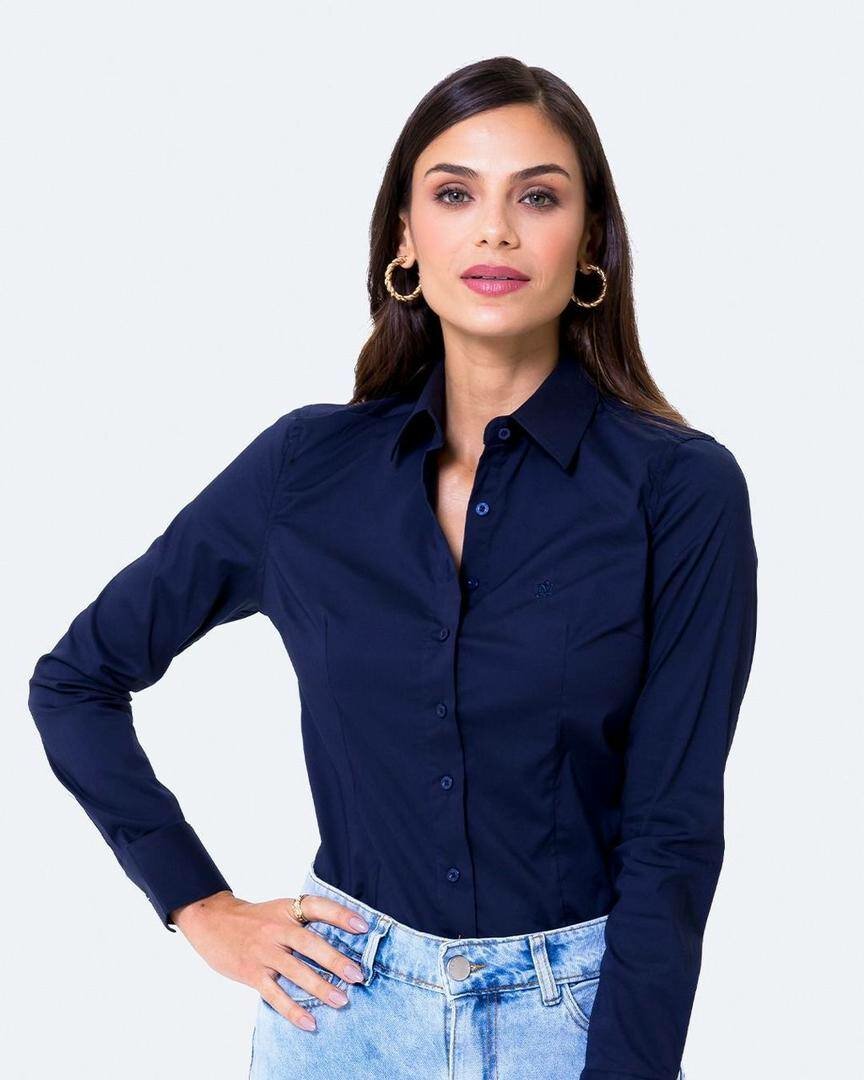 Chemise Classique Femme Élégante