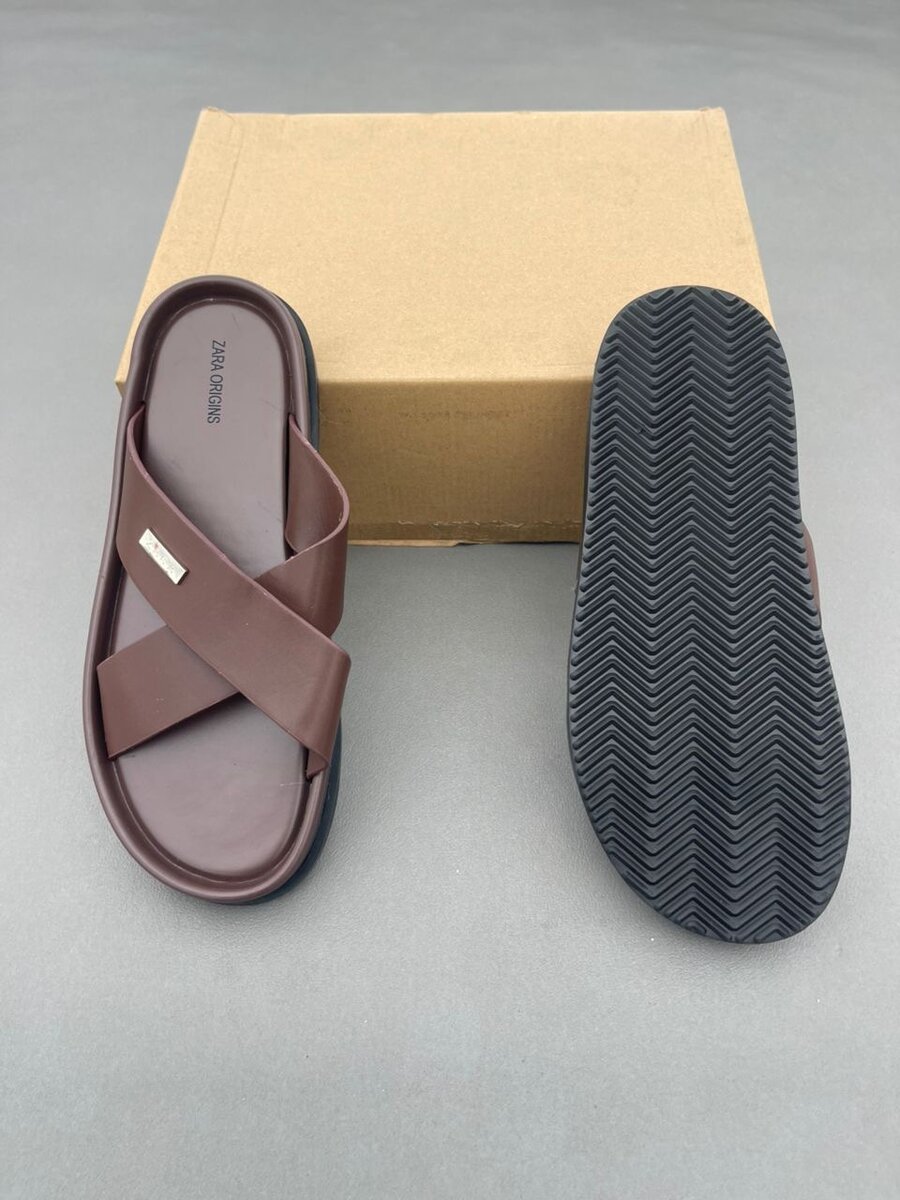 Sandales marron pour hommes