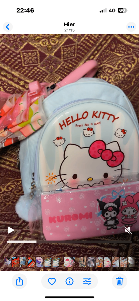 Sac parapluie et trousse